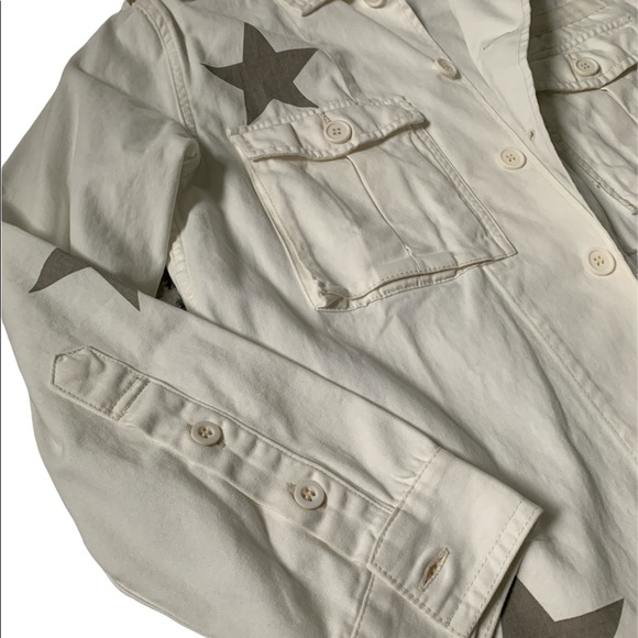 ❤️❤️PISTOLA Camilo Military Jacket In Ivory. Size S/M❤️❤️ - Picture 11 of 12